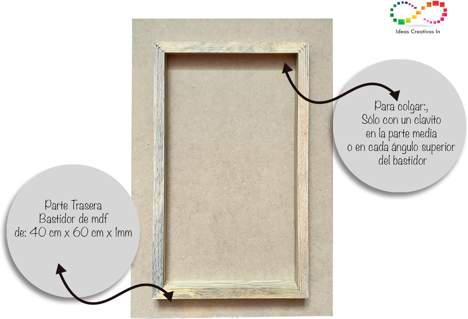 Cuadro Decorativo en Acrilico Para Sala Recamara Oficina, Virgen Santisima - Imagen 5