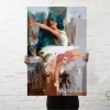 Cuadro Decorativo Canvas Para Recamara Bailarina Blanca - Imagen 8
