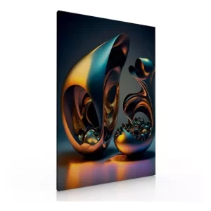 Cuadro Decorativo Moderno Canvas Figuras Abstractas
