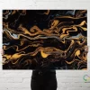 Cuadro Decorativo Moderno Para Sala Abstracto Negro Oro - Imagen 7