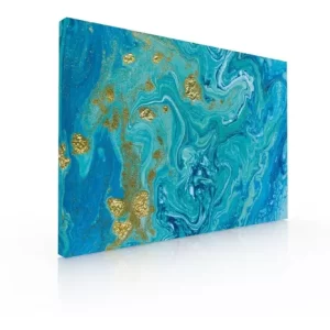 Cuadro Decorativo Para Sala, Comedor, Recamara, Textura Azul