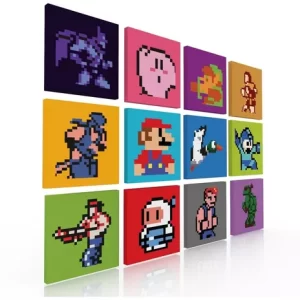 Set De 12 Cuadros Decorativos, Para Recamara Nintendo Retro