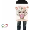 Set De 3 Cuadros Decorativos Marilyn,audrey,brigitte Flores - Imagen 7