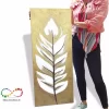 Set De 3 Cuadros Decorativos Modernos Plumas Oro - Imagen 7