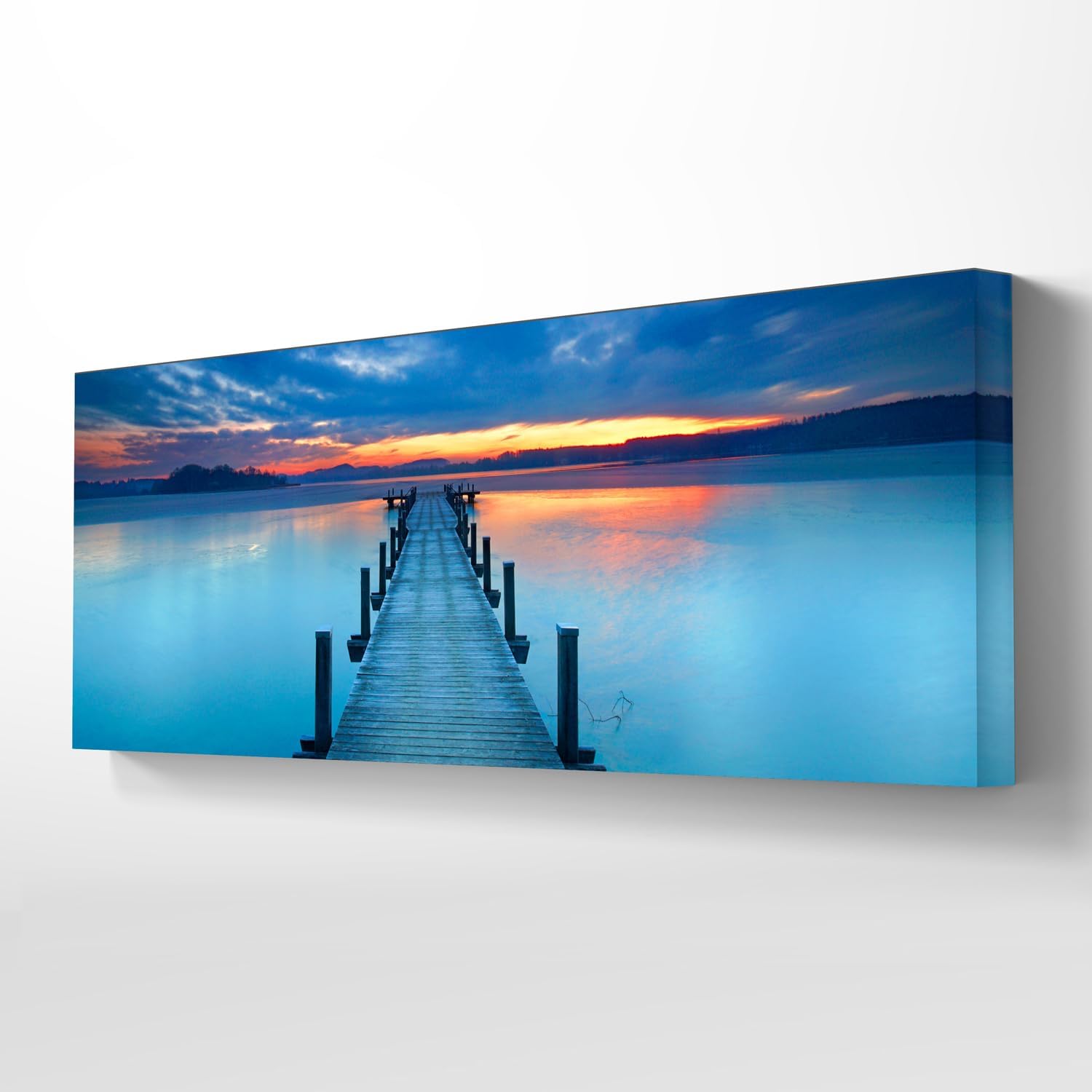 Ideas creativas in Cuadro Decorativo Moderno Para Sala Recamara o Comedor Mar Atardecer-Panoramico-Decoracion Sala-Modermo-150 x 50 cm