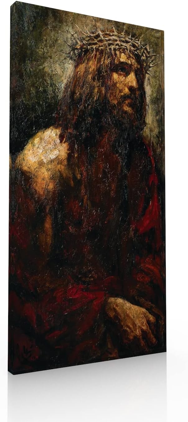 Ideas Creativas In Cuadro decorativo religioso,para sala o recamara, pasión de cristo-Canvas-140 cm x 70 cm