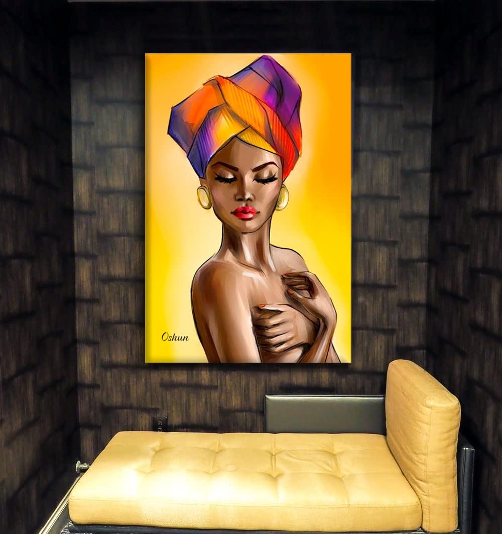 Cuadro Decorativo Moderno Para Recamara Sala o Comedor Oshun - Imagen 4