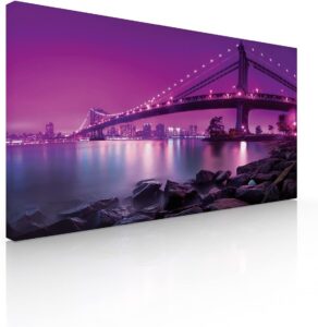 Cuadro decorativo moderno para sala recamara o comedor ciudad mágica