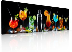 Ideas Creativas In-Cuadro Decorativo Moderno Para Bar Cocina Comedor Cocteles-...
