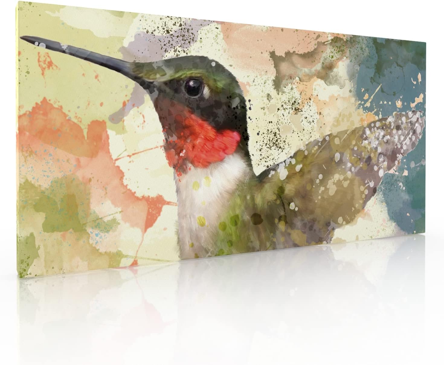 Cuadro Decorativo Moderno Para Sala Recamara o Comedor Colibri Acua