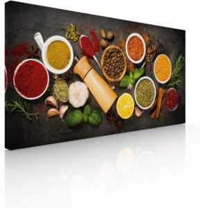 Cuadros decorativos para cocina comedor especias especiales