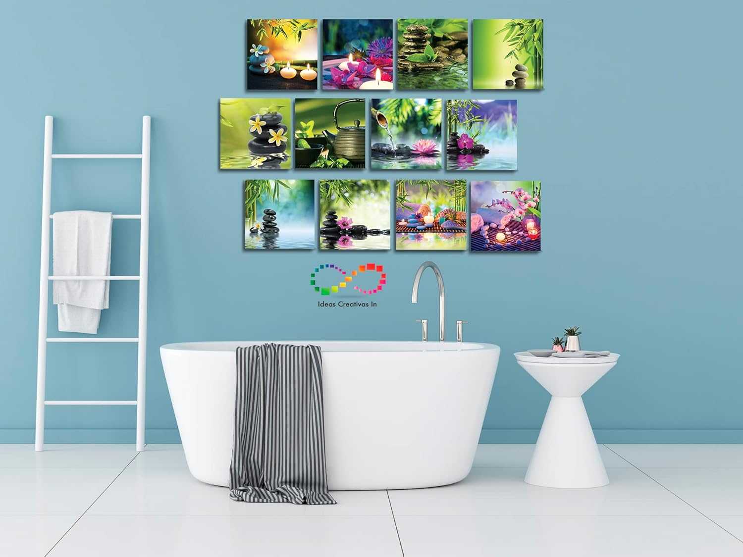 Set de 12 cuadros decorativos para spa - Imagen 7