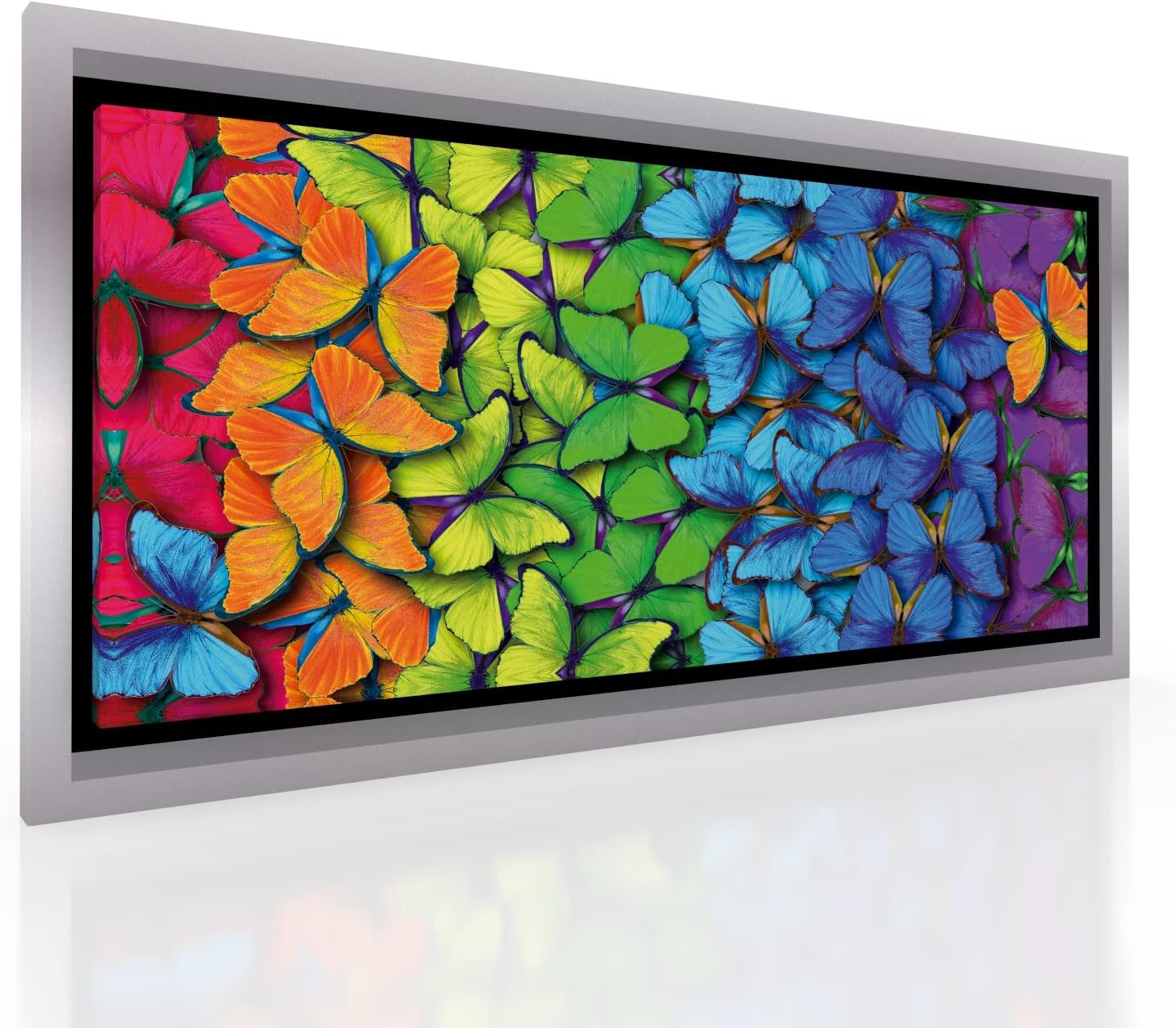 Cuadro Decorativo Moderno Para Sala Recamara o Comedor Mariposas de Color - Imagen 7
