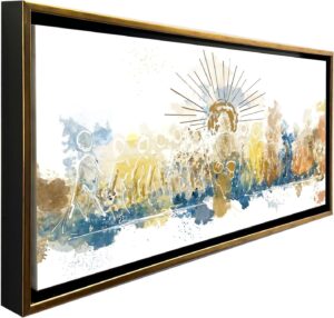 Ideas Creativas In-Cuadro Decorativo Canvas Marco Flotante Para Comedor Sala Cena Sagrada Calidad...