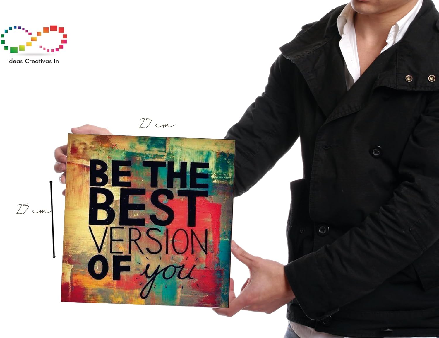 Set de 12 Cuadros Decorativos Frases Poderosas Y Motivadoras Para Hombres - Imagen 6