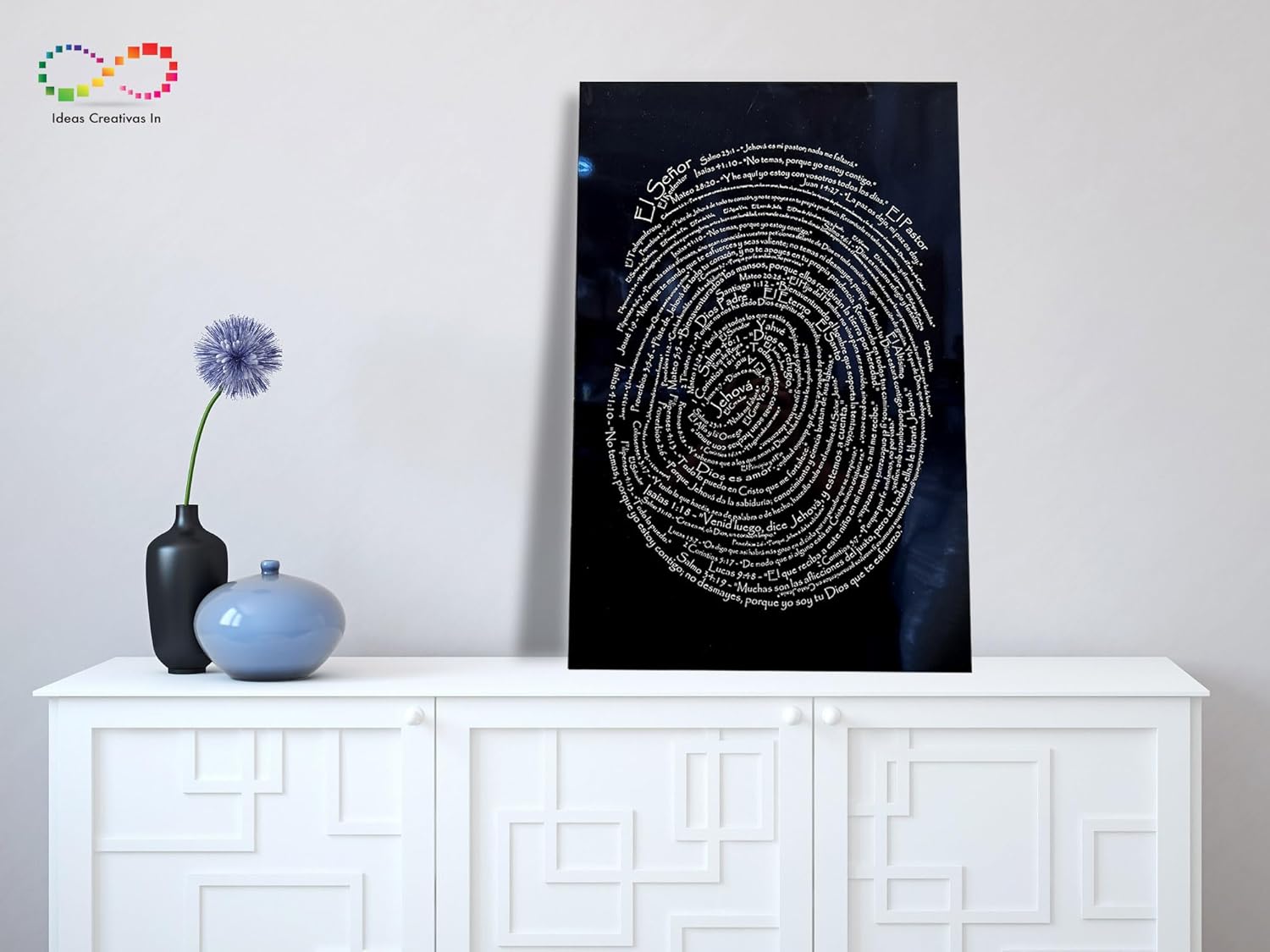 Cuadro Decorativo en Acrilico Para Sala Recamara oficina, La Huella de Dios - Imagen 6