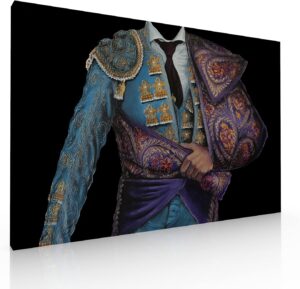 Cuadro decorativo moderno para sala o recamara torero de vida