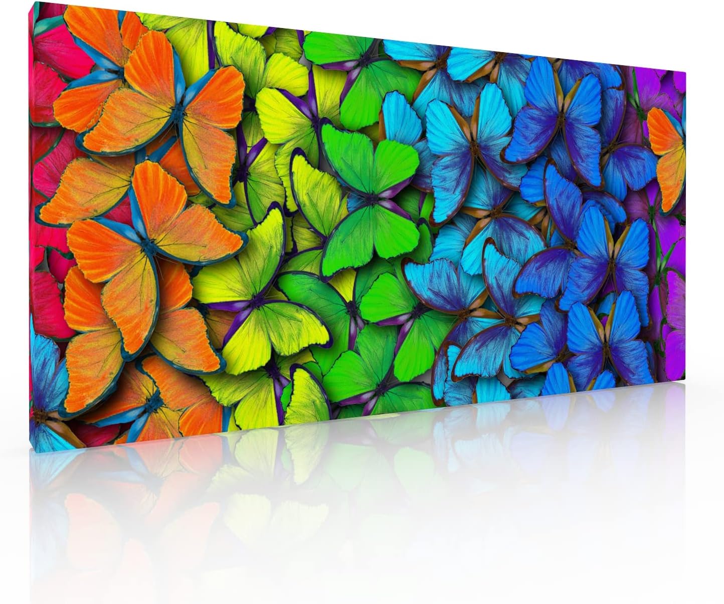 Cuadro Decorativo Moderno Para Sala Recamara o Comedor Mariposas de Color