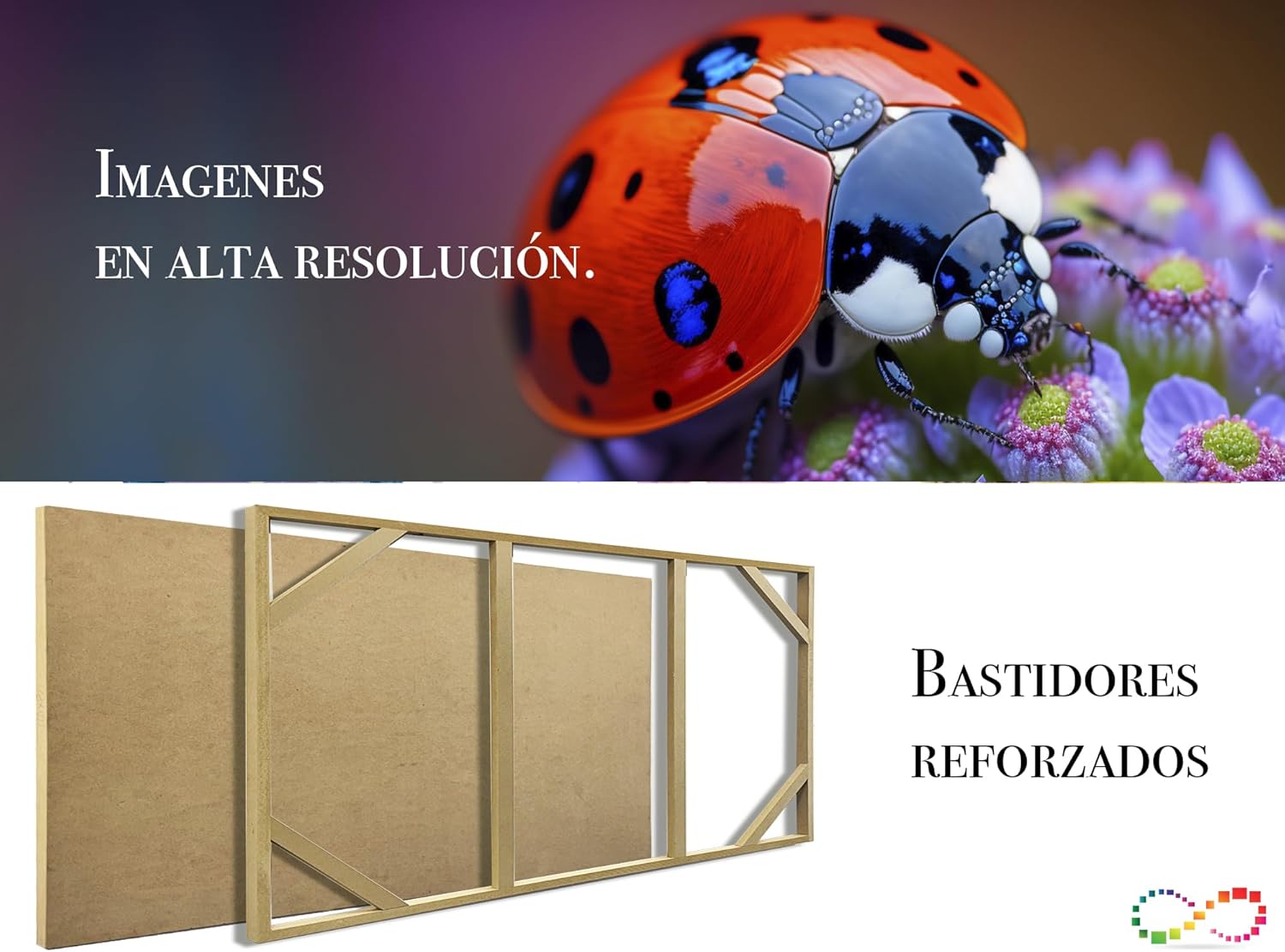 Set de 3 Cuadros Decorativos Para Recamara Hombre Araña Generación - Imagen 8