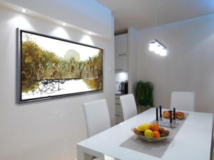 Ideas creativas in- Cuadro Decorativo Canvas Marco Flotante Para Comedor Cocina Ultima Cena Sagrada...