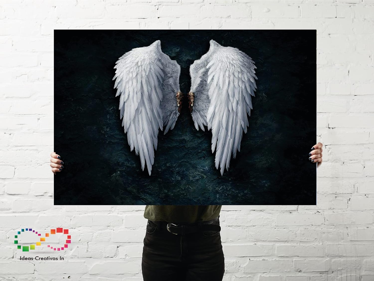 Cuadro Decorativo Para Sala Recamara o Comedor Canvas Alas de Angel - Imagen 5