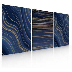 Ideas creativas in- Set de 3 Cuadros Decorativos ModernosPara Recamara Sala o Comedor Abstracto...
