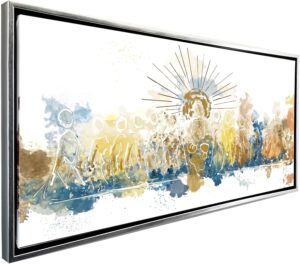 Ideas creativas in Cuadro Decorativo Canvas Marco Flotante Para Comedor Sala Cena Sagrada Ideas...
