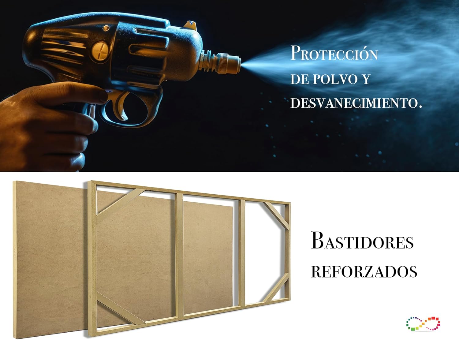 Cuadro Decorativo Moderno Canvas Para Comedor o Cocina Especias Y Cucharas - Imagen 4