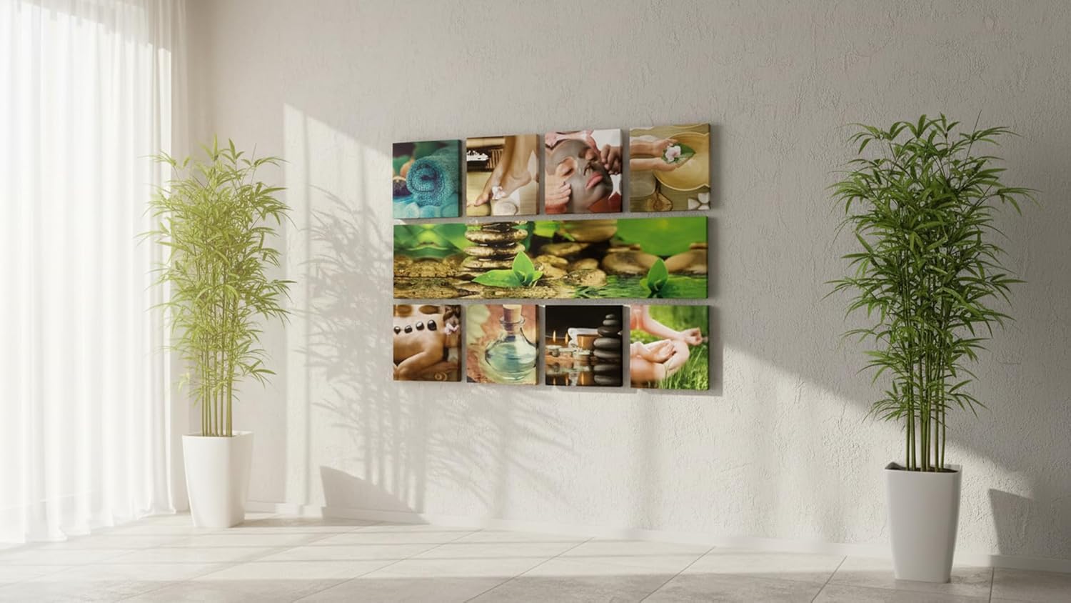 Set de 9 Cuadros Decorativos Para Estetica o Spa Relax-Canvas-Lienzo Sublimacion-Ideas Creativas In - Imagen 7
