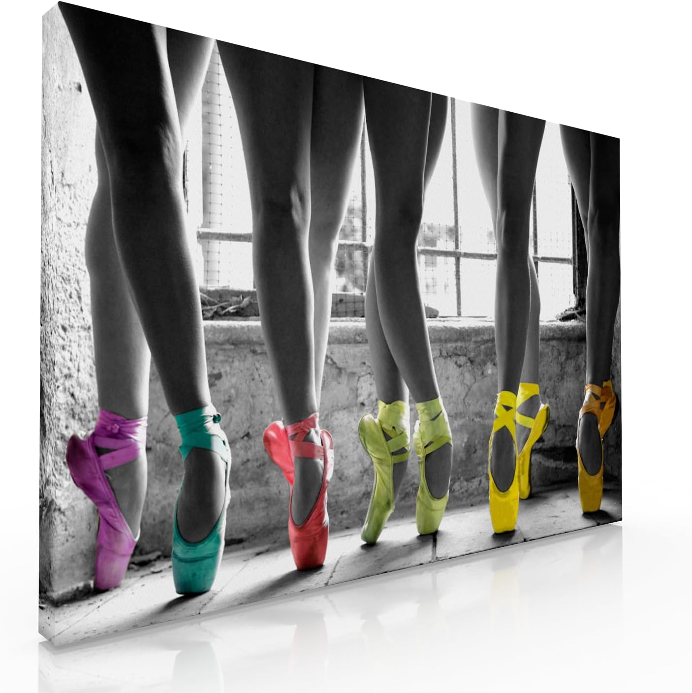 Ideas creativas In-Cuadro Decorativo Canvas Para Recamara Zapatillas de Ballet-Bailarina Canvas- 120 x 80 cm