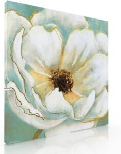 Cuadro decorativo moderno para sala flor abstracta