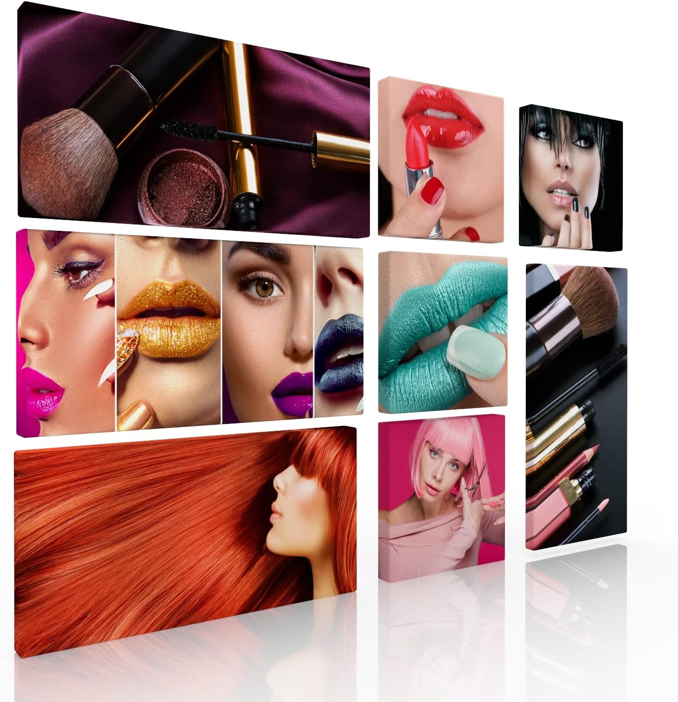 Set de 8 Cuadro Decorativos Para Estetica o Spa Salon Mix - Imagen 10