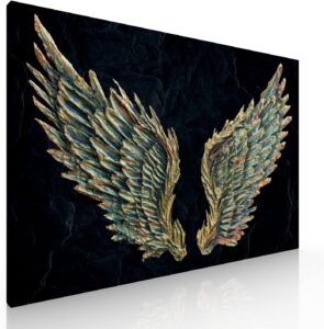 Cuadro Decorativo Para Sala Recamara o Comedor Alas Color Cobre_Decoracion Para Oficina-Cuadro...