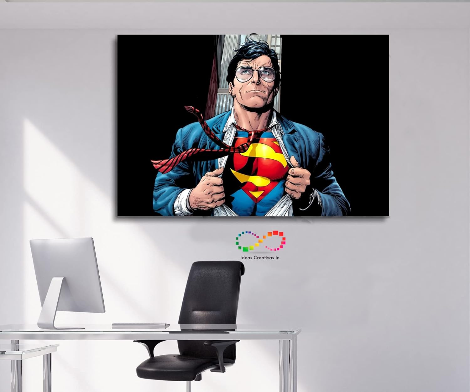 Cuadro Decorativo Para Recamara Hombre de Acero - Imagen 4