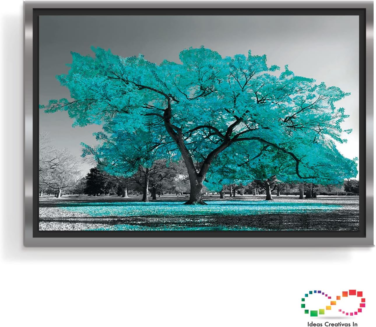 Cuadro Decorativo Moderno Para Sala Recamara o Comedor Arbol Turquesa - Imagen 7