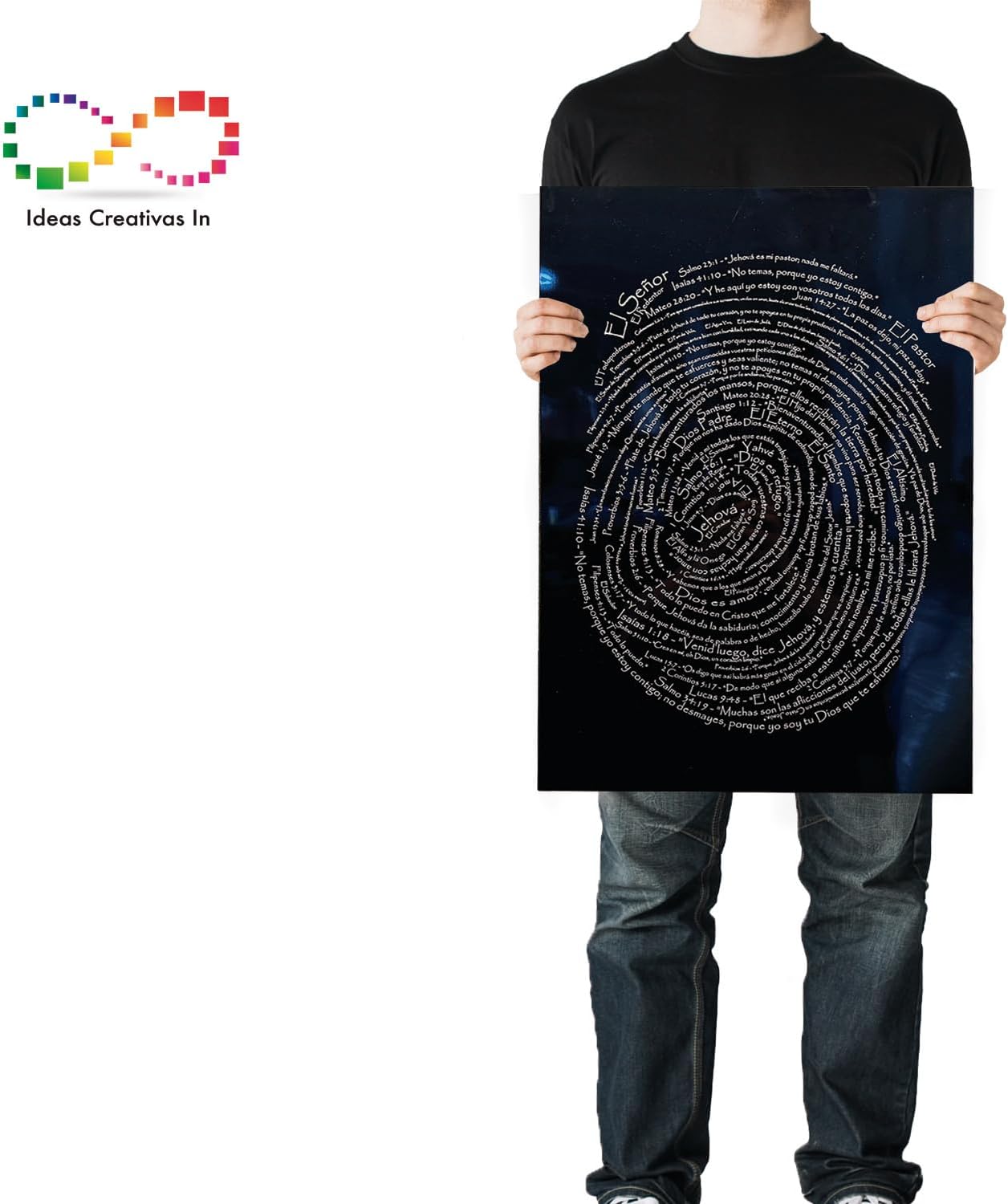 Cuadro Decorativo en Acrilico Para Sala Recamara oficina, La Huella de Dios - Imagen 4