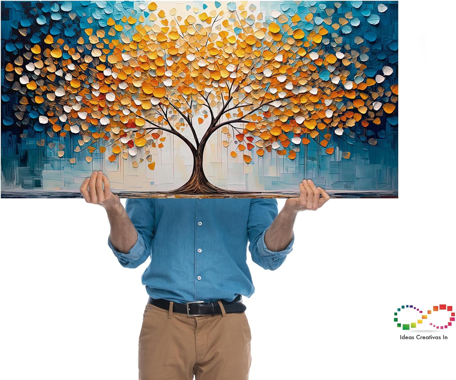 Cuadro Decorativo Moderno Para Sala Oficina Dormitorio Arbol Real Color Calidad Premium Ideas Creativas In - Imagen 7