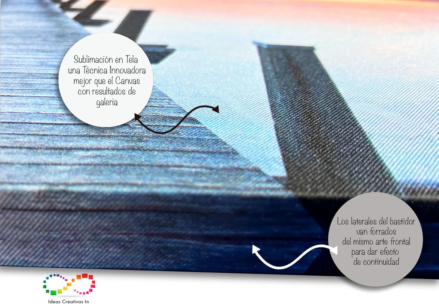 Cuadro Decorativo Moderno Para Sala Recamara o Comedor Barcos de Color - Imagen 3