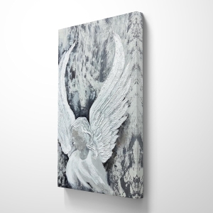 Ideas creativas In Cuadro Decorativo Para Recamara Sala o Comedor Angel Abstracto-Guardian de Luz-...
