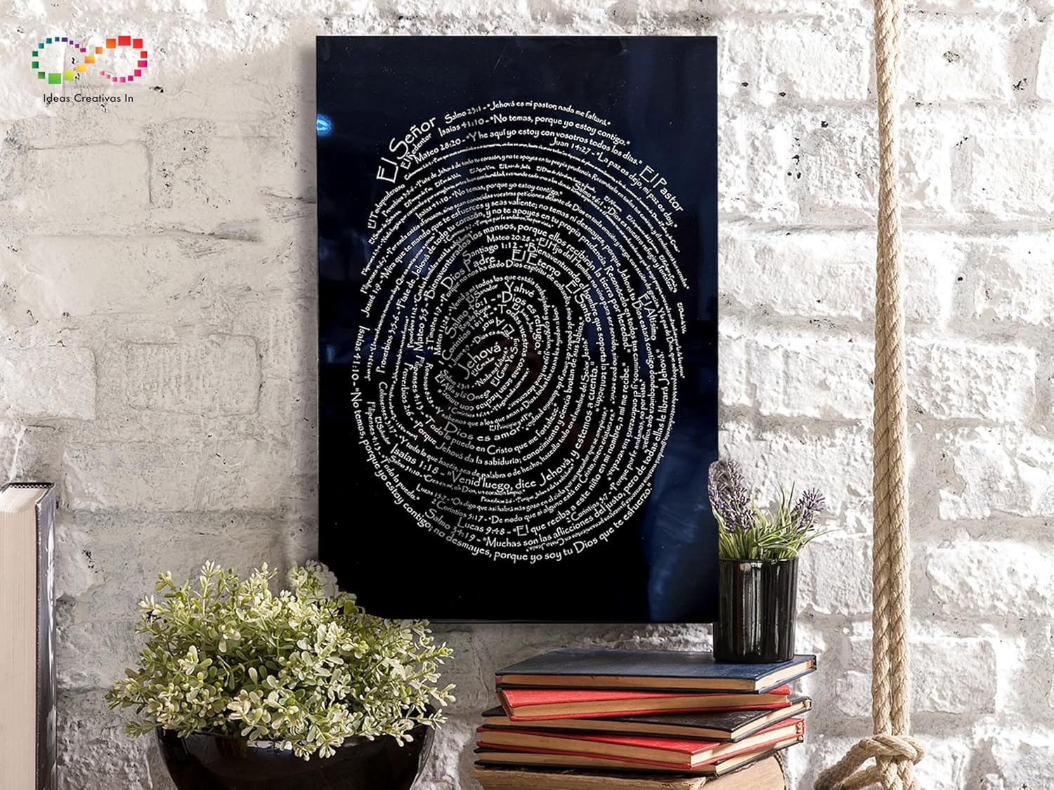 Cuadro Decorativo en Acrilico Para Sala Recamara oficina, La Huella de Dios - Imagen 5