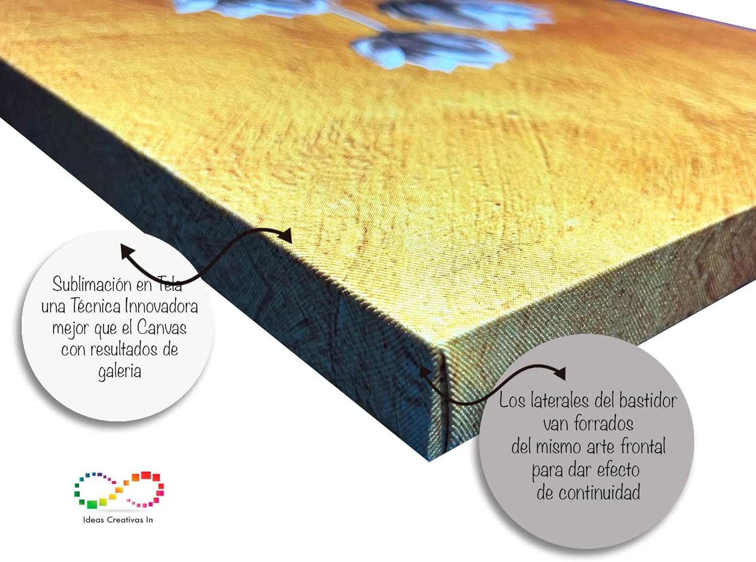 Cuadro Decorativo Moderno Para Recamara Sala o Comedor Oshun - Imagen 3