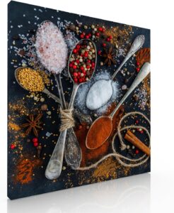 Ideas creativas in- Cuadro decorativo moderno para cocina cucharones con especias-Decoracion Tipo...