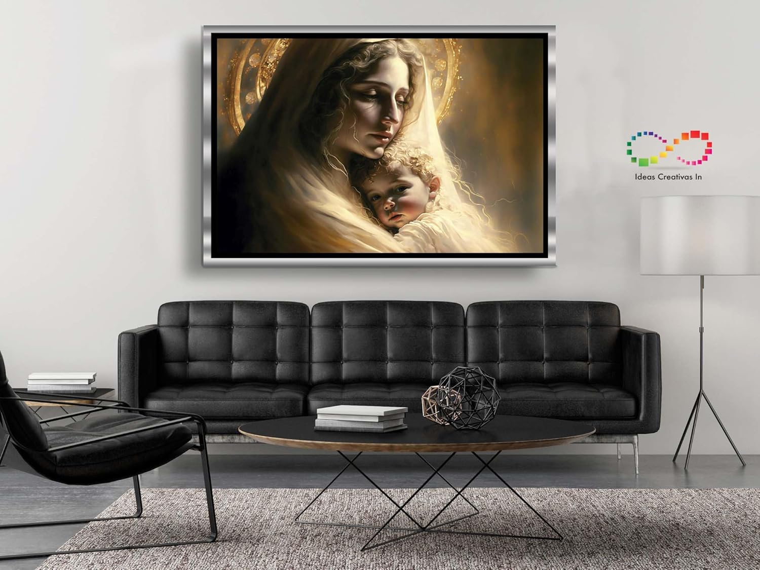 Ideas creativas in-Cuadro Decorativo Canvas Para Recamara Santísima Virgen- Calidad Galeria-Sublimacion-120 x 80 cm - Imagen 6