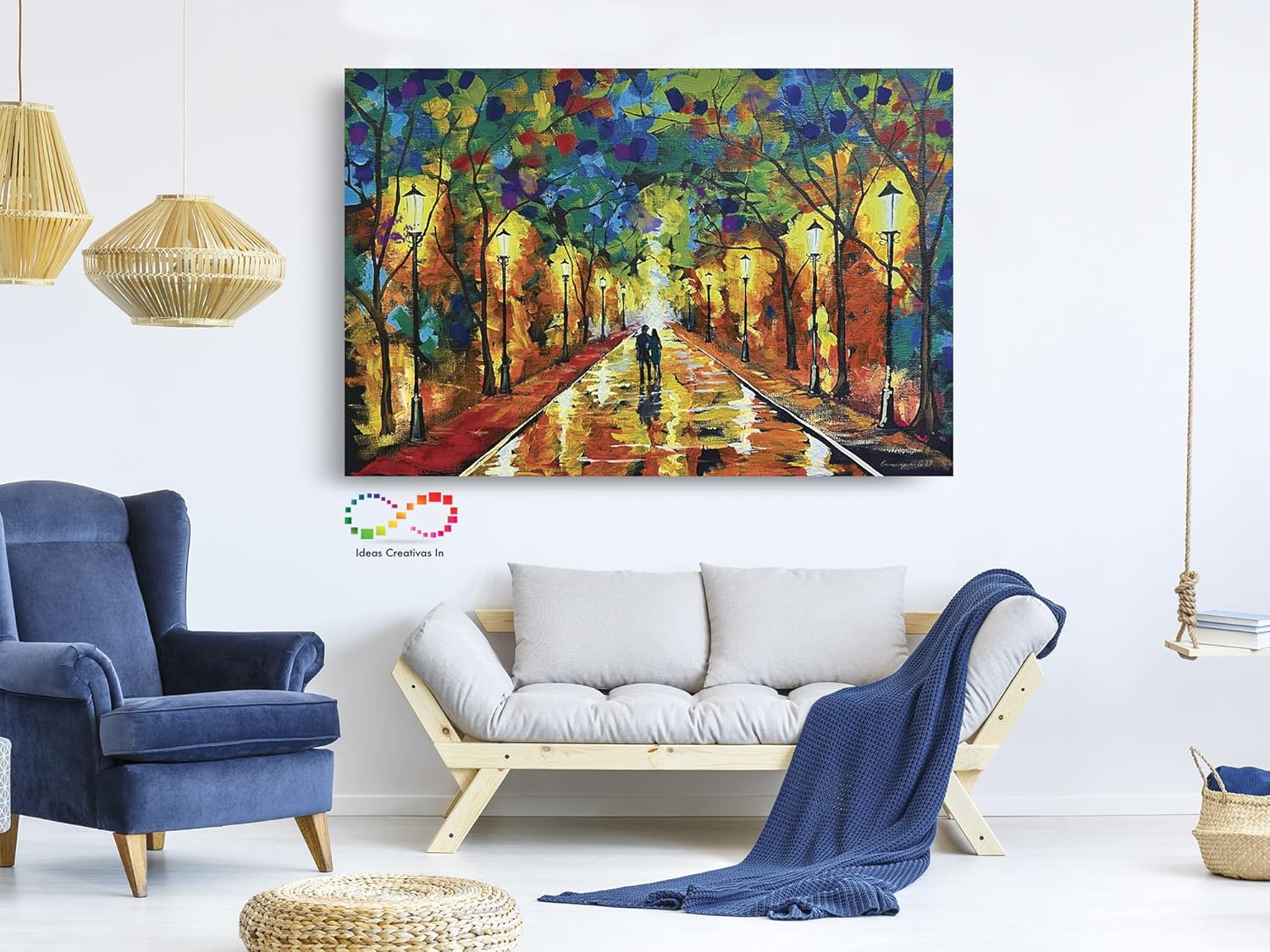 Cuadro Decorativo Moderno Para Sala Recamara o Comedor Juntos Por Siempre - Imagen 2