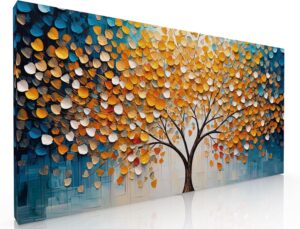 Cuadro Decorativo Moderno Para Sala Oficina Dormitorio Arbol Real Color Calidad Premium Ideas...