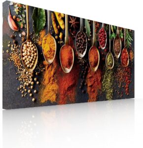 Cuadro decorativo para comedor o cocina especias
