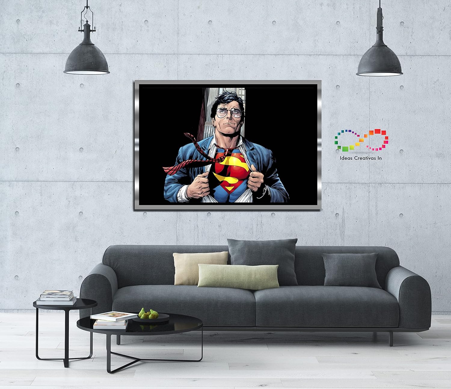 Cuadro Decorativo Para Recamara Hombre de Acero - Imagen 7