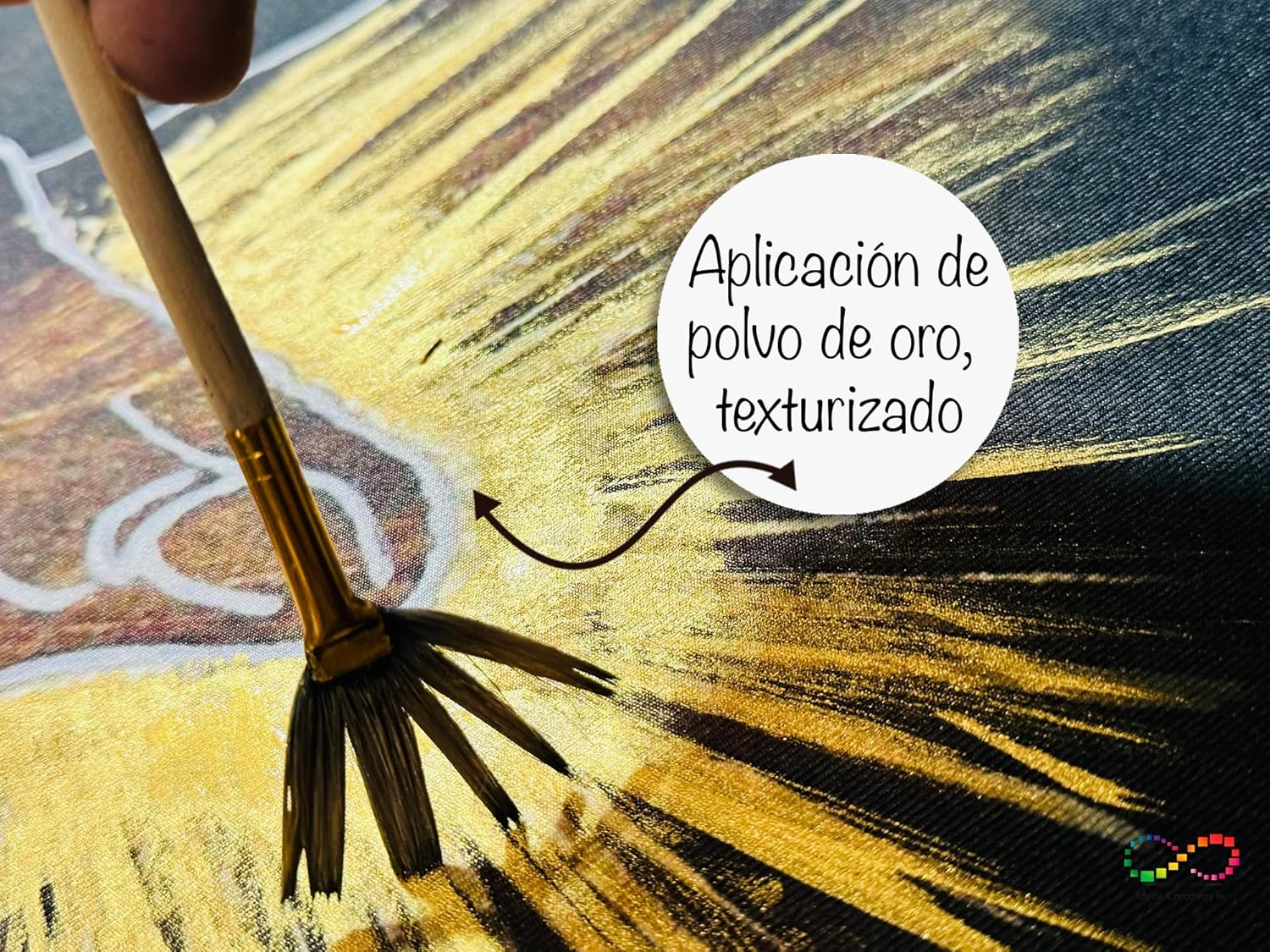 Ideas Creativas in- Cuadro Decorativo Moderno para Comedor Ultima Cena Sagrada Cafe-Panoramico- Sublimacion Sarga- detalles en Polioleo oro-150x50 cm - Imagen 3